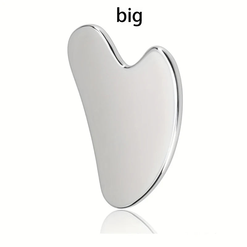 Masseur Gua Sha Visage en Acier Inoxydable
