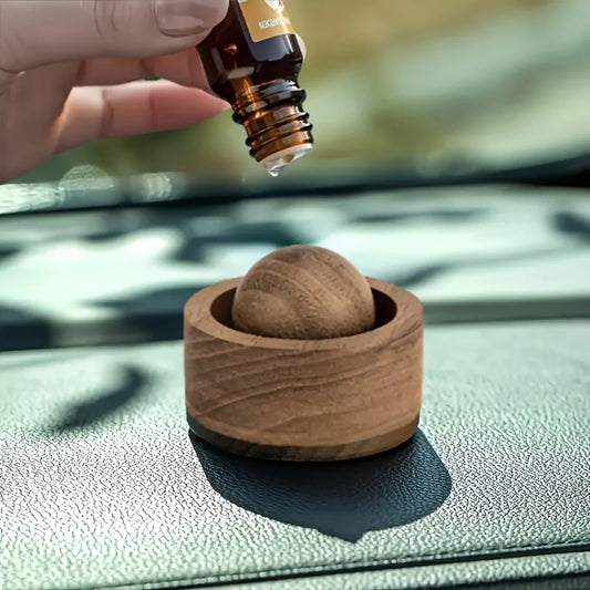 Diffuseur d'Huiles Essentielles en Bois - Voiture & Maison
