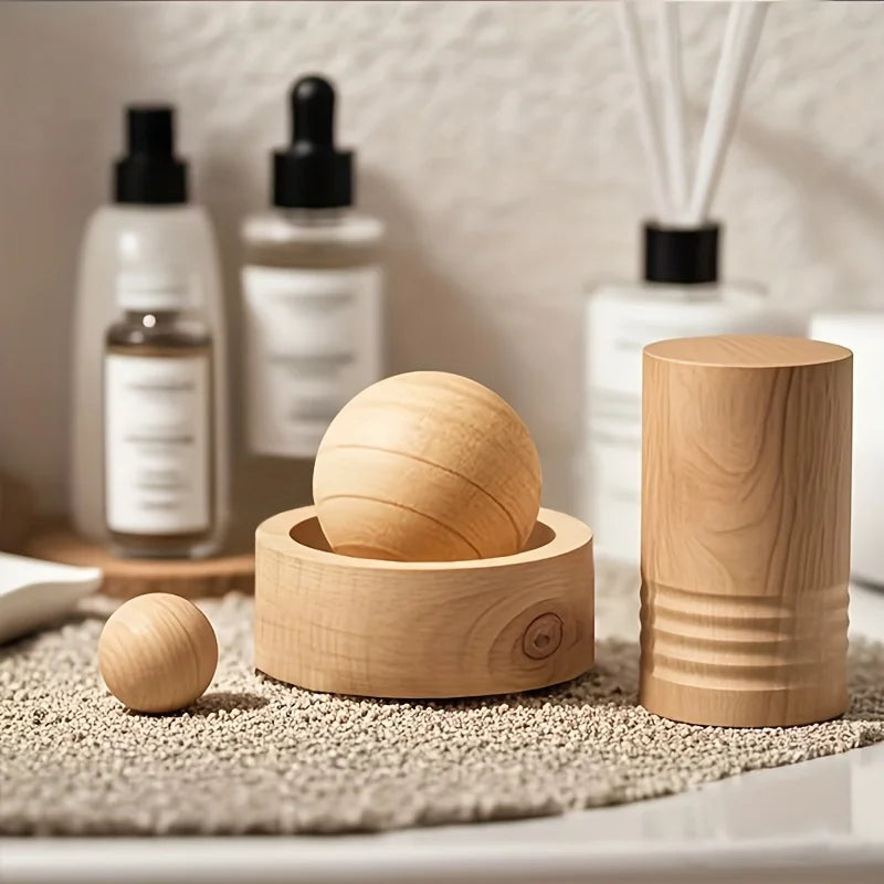 Diffuseur d'Huiles Essentielles en Bois - Voiture & Maison
