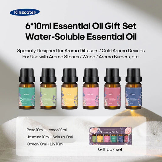 Coffret 6 huiles essentielles